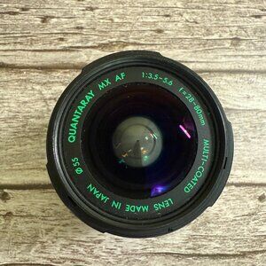 Quantaray MX AF 1:3.5-5.6 f=28-80mm Lens Multi-coated Zoom Lens READ